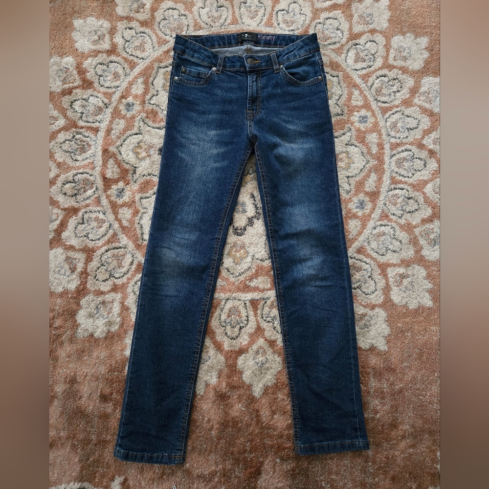 7 For All Mankind Slim Blue Jeans